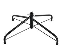 INOOMP Support Pliable en Fer Noir, Robuste et Noël de Sapin Décoration Base Stable et Pratique Poteau Ballon ou Drapeau