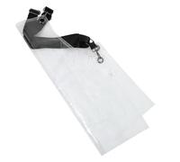 INOOMP Tablier de Barbier Imperméable Transparent Léger Tour de Cou Réglable 60 CM pour Salons de Beauté et Usage Domestique Confortable
