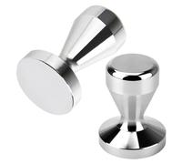 INOOMP Tasseur à Expresso en Acier Inoxydable 2pcs pour Machine à Expresso, Accessoires Café Presse Café, Usage Domestique et Commercial, Saveur Améliorée