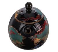 INOOMP Théière Vintage en Céramique, Pot à Thé Antique, Style Chinois, Portable, Facile à Nettoyer, pour Infusion du Thé, Voyage et Tea Brewing