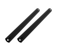 INOOMP Tige Suspendre de Ventilateur Plafond Noire en Fer, Lot de 2pcs pour Fête Estivale, Rallonge de Tige Design Moderne et Ajustement Flexible pour Chambre et Bureau