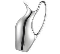 INOOMP Vase à Fleurs en Céramique Argenté Forme Pichet Créatif Finition, pour Décoration de Maison ou Bureau, Souffle Artistique Unique