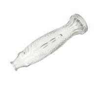 INOOMP Vase en Verre de Poisson Bouchon, Design Facile à Transporter, Décoration Maison, Bouteille Décorative Originale et Élégante