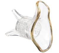 INOOMP Verre à Shot Style Empereur Rétro en Verre 100ml à Trois Pieds | Design Vintage Décoratif, Prise Confortable et Base Stable, pour Fêtes à Maison et Décoration Rétro