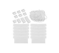 INOOMP Vertical Blinds Accessories Set Bottom Plate Bead Buckles Beads Kit de Réparation pour Stores Verticaux et Rideaux