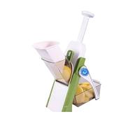 inovia Slicéo-Mandoline manuelle multifonction en acier inoxydable - Sécurité, Lame en Acier Inoxydable, Coupe Légumes en Julienne, Cubes et Patate Frite