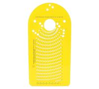 Inovra - Guide de découpe circulaire - Accessoire pour routeur plongeant - Haute précision - Jaune - Outil de menuiserie - Cercles parfaits - Projets de bricolage