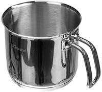 INOXPRAN - Bouilloire Universelle, Casserole, INOXMINI, en métal, Dimensions 18x13x11 cm, Classique et 100% Hygiénique, Produit Original et certifié, Lavable au Lave-Vaisselle