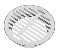 Inoxydable Couvercle Argenté Acier en 304 Crépine de Sol, Amovible | Canalisation Métallique, Filtre de Drainage de Cour, Couvercle de Drain de Jardin, Entretien Facile