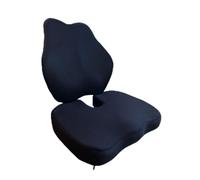 Inphysio Kit de 2 Coussins Ergonomiques en Mousse à Mémoire de Forme - Oreiller de Soutien Lombaire Allongé et Oreiller en Forme de U - Siège Confortable - 45x41x10,5 cm/45x35x7 cm