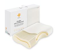 Inphysio® Oreiller Anti Ronflement, Oreiller Memoire Forme, Ergonomique Cervical, Orthopédique, Coussin Cervicales Douloureuses, Anti Acarien, Hypoallergénique, 57x36x11,5cm