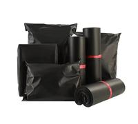 INPLUSTOP 20 pièces/lots sacs d'expédition Poly enveloppe emballage sac de livraison biodégradable noir mat vêtements paquet pochette de rangement Black