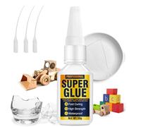 Inpumo super glue, glue extra forte avec bouchon anti-obstruction, résistante à l’eau et à la chaleur, colle extra forte pour plastique, cuir, métal, verre et réparations précises DIY