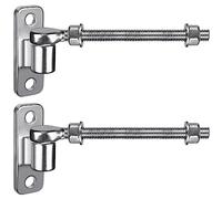 Insaga Charnières de Portail, M12 Quincaillerie de Portail de Jardin Robuste 2pcs 16mm Crochet pour Boulon de Suspension en métal sur Plaque pour Portail de Ferme/Clôture en Bois/Allée, 440lbs/25.4cm