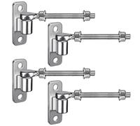 Insaga Charnières de Portail, M12 Quincaillerie de Portail de Jardin Robuste 4pcs 16mm Crochet pour Boulon de Suspension en métal sur Plaque pour Portail de Ferme/Clôture en Bois/Allée, 440lbs/15cm