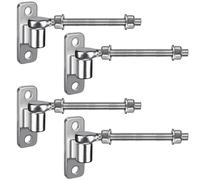 Insaga Charnières de Portail, M12 Quincaillerie de Portail de Jardin Robuste 4pcs 16mm Crochet pour Boulon de Suspension en métal sur Plaque pour Portail de Ferme/Clôture en Bois/Allée, 440lbs/20cm