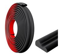 Inscrip Moulures décoratives autocollantes - Pour plafond - Décollez et collez - Moulures murales en stuc pour bricolage - Décoration d'intérieur et protection murale - Noir - 22 mm (l) 15 m (L)