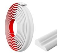 Inscrip Moulures décoratives autocollantes - Pour plafond - Décollez et collez - Moulures murales en stuc pour bricolage - Décoration d'intérieur et protection murale - Blanc - 22 mm (l) 15 m (L)