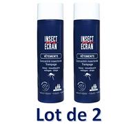 Insect Ecran Vêtements Concentré Insecticide Trempage Anti-Moustique 200 ML Lot de 2 Flacons