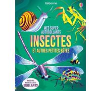 Insectes et autres petites bêtes - Mes super autocollants - Dès 5 ans - Alice James - Usborne - broché - Document jeunesse