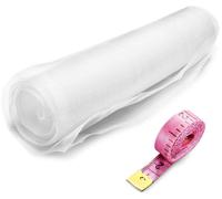Insectes, moustiques, mouches, filet pour oiseaux, barrière, chasse, jalousie, plante, protection pour filet de jardin, blanc, 3 x 4 mètres