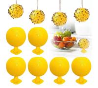 Insectes Volants Pièges Ball, 6 pcs Attrape Mouche Interieur Ball, Piège de Mouche de Fruits B-all,pour Attrape Mouches de Fruits