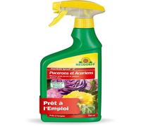 Insecticide Anti-Pucerons et Anti-Acariens prêt à l'emploi Pulvérisateur 750 ml - Traitement anti-pucerons insecticide biologique