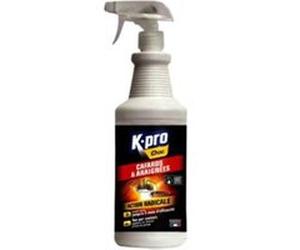 Insecticide anti-rampants pulvérisateur cafard et araignée K.PRO, 1Ltaille