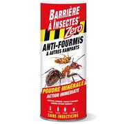 Barrière à Insectes Zero Insecticide, Anti-Fourmis et Autres Rampants, Action Immédiate, Poudrage - 250 g