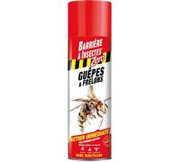Barrière à Insectes Zero Insecticide, Spécial Guêpes et Frelons, Action Immédiate, Aérosol, Prêt à l'emploi - 400 ML, nc