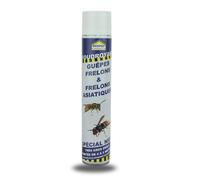 Insecticide foudroyant spécial frelons asiatiques, frelons et guêpes Aérosol de 1000 ml (Net : 750 ml)
