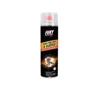 FURY - Mousse Nids Guêpes & Frelons - Elimination des Nids - Prévention Recolonisation - Tube Prolongateur - Efficace sur Frelons Asiatiques - 500ML - Fabrication française
