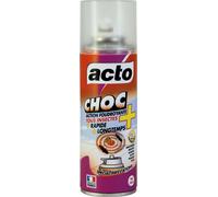 ACTO | AÉROSOL 100 ML «CHOC» ACTION FOUDROYANTE | Contre les infestations de blattes, mouches, moustiques, mites, puces, punaises, araignées... | CHOC11