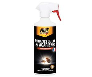Insecticide spécial punaises de lit et acariens - pulvérisateur 500 ml - Fury Fury