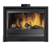 Insert à bois 12kw anthracite Godin 660212 noir G
