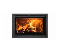 Insert à bois canalisable C-820-S 7 kW - Noir