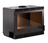 Invicta Insert à bois 700 Alizéo P967001 8 kW Fonte Turbo Anthracite