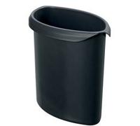 Insert à déchets MOON, PP, 6 litres, sans couvercle,noir