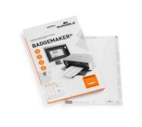 Insert blanc Durable Badgemaker pour badges 54 x 90 mm - Boîte 200