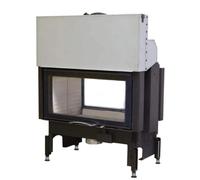 Insert bois Austroflamm 75SII 2.0 | 10/12 kW porte coulissante, traversée - tunnel Türhöhe 390 mm, 10 kW