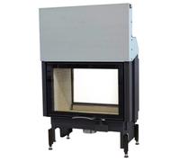 Insert bois Austroflamm 75SII 2.0 | 10/12 kW porte coulissante, traversée - tunnel Türhöhe 510 mm, 12 kW