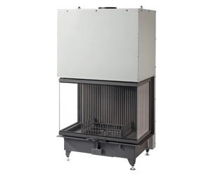 Insert bois Austroflamm Vuur Drie 80 | 15 kW, porte coulissante