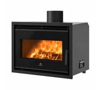 Insert bois Edilkamin Firebox 60 Evo2 | 12,5 kW Convection naturelle, Noir