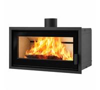 Insert bois Edilkamin Firepocket 100 | 8,1 kW Foyer en vermiculite
