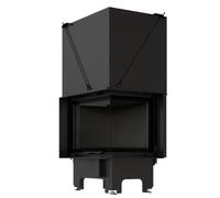 Insert Bois Fram 2/70/48 | 12 kW Volet d'angle à droite