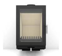 Insert bois Max Blank KE 1 Ökofire 7,5 kW porte droite