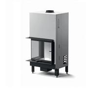 Insert bois MCZ PLASMA 75 DX/SX Wood 15,5 kW Volet d'angle gauche