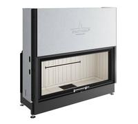 Insert bois Spartherm Varia B-120h 15 kW porte coulissante