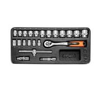 Insert cliquet et douilles - NEO TOOLS - 84-239 - 22 pièces - Acier CrV - Garantie 25 ans