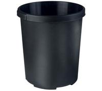 Insert corbeille à papier PP, 1 L, sans couvercle, gris